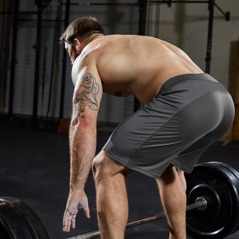 Men's Casual Gym Sports Quick Dry Workout Tennis Shorts